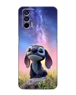 Чехол для Realme 7 Pro с картинкой «Стич на рассвете»