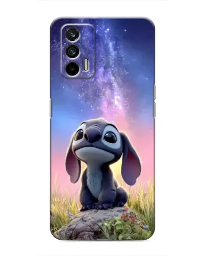 Чехол для Realme 7 Pro с картинкой «Стич на рассвете»