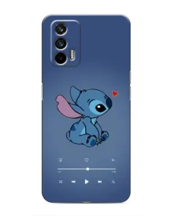 Чехол для Realme 7 Pro с картинкой «Музыкальный Stitch»