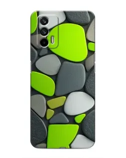 Чохол для Realme 7 Pro з картинкою «Яскрава неонова галька»