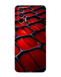 Чохол для Realme 7 Pro з картинкою «Червона глянцева сітка»