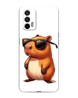Чохол для Realme 7 Pro з картинкою «Капібара в окулярах»