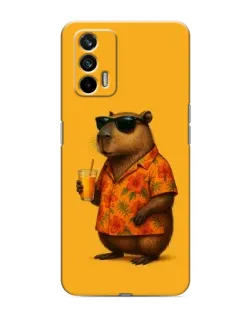 Чохол для Realme 7 Pro з картинкою «Капібара на відпочинку»