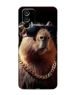 Чохол для Realme 7 Pro з картинкою «Капібара золотий ланцюг»