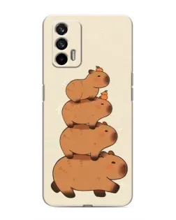 Чохол для Realme 7 Pro з картинкою «Вежа з капібар»