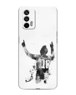 Чохол для Realme 7 Pro з картинкою «Messi ART»