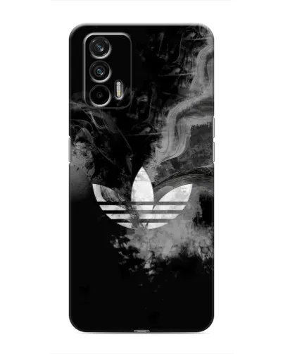 Чехол для Realme 7 с картинкой «Абстрактный дым Adidas»