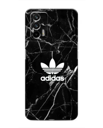 Чехол для Realme 7 с картинкой «Белый мрамор Adidas»