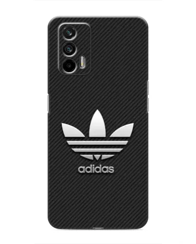 Чехол для Realme 7 с картинкой «Adidas Карбоновая текстура»