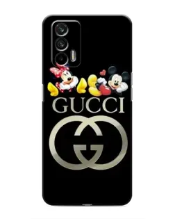 Чехол для Realme 7 с картинкой «Gucci — герои Disney»