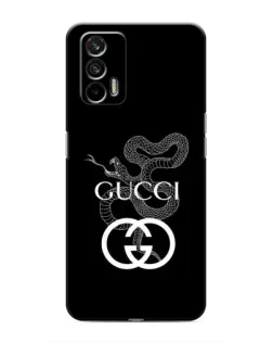Чехол для Realme 7 с картинкой «Gucci — серебряная змея»