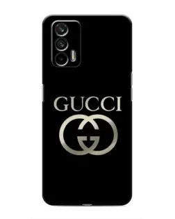 Чохол для Realme 7 з картинкою «Gucci — золото на чорному»