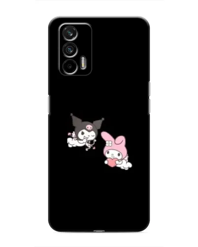 Чехол для Realme 7 с картинкой «My Melody и Kuromi» Чехол для Realme 7 с картинкой «My Melody и Kuromi»
