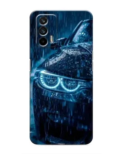 Чехол для Realme 7 с картинкой «BMW под дождем»