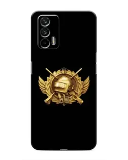 Чехол для Realme 7 с картинкой «PUBG — оранжевый градиент»