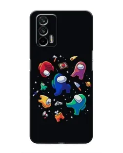 Чехол для Realme 7 с картинкой «Among Us космос»