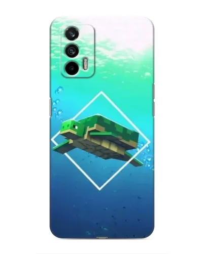 Чехол для Realme 7 с картинкой «Черепаха Minecraft» Чехол для Realme 7 с картинкой «Черепаха Minecraft»
