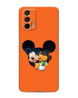Чохол для Realme 7 з картинкою «Серце Міккі Мінні»