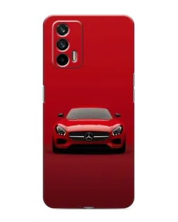 Чехол для Realme 7 с картинкой «Красный Mercedes AMG»