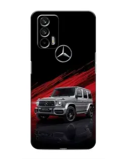 Чехол для Realme 7 с картинкой «Mercedes G-Class красный»