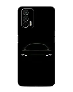 Чехол для Realme 7 с картинкой «Взгляд Audi в темноте»