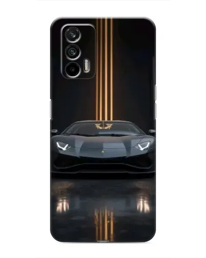 Чехол для Realme 7 с картинкой «Lamborghini золотые линии» Чехол для Realme 7 с картинкой «Lamborghini золотые линии»