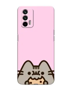 Чохол для Realme 7 з картинкою «Pusheen та печиво»