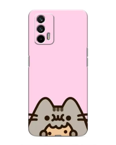 Чохол для Realme 7 з картинкою «Pusheen та печиво»