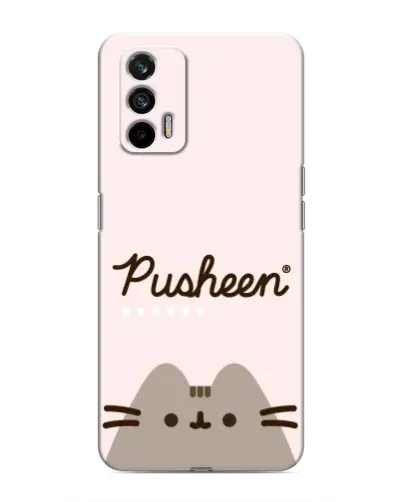 Чохол для Realme 7 з картинкою «Pusheen логотип»
