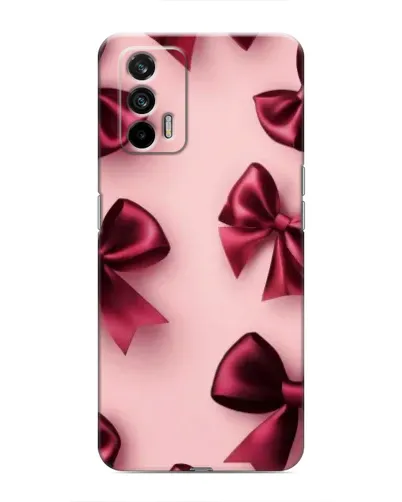 Чохол для Realme 7 з картинкою «Бордовий атлас»