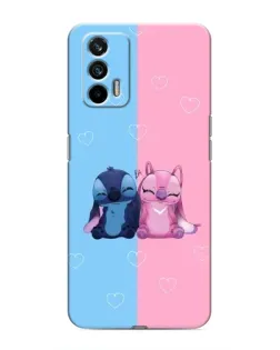 Чехол для Realme 7 с картинкой «Stitch и Angel Love» Чехол для Realme 7 с картинкой «Stitch и Angel Love»