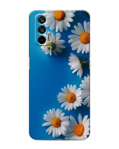 Чехол для Realme 7 с картинкой «Белоснежные маргаритки»