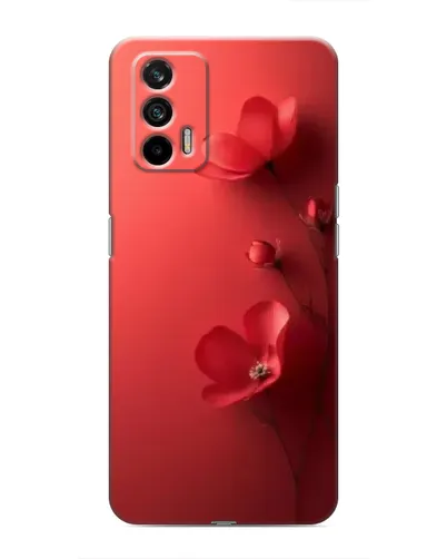 Чехол для Realme 7 с картинкой «Маковые соцветия»