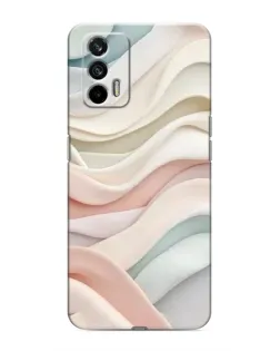 Чохол для Realme 7 з картинкою «Пастельні ніжні хвилі»