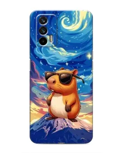 Чехол для Realme 7 с картинкой «Капибара Ван Гога»