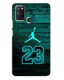Чохол для Realme 7i з картинкою «Jordan Cyan 23»