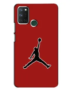 Чохол для Realme 7i з картинкою «Jordan Red Back»