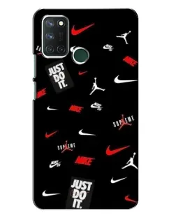 Чохол для Realme 7i з картинкою «Nike Mix Pattern»