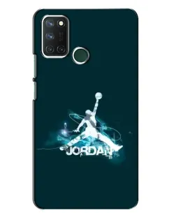 Чохол для Realme 7i з картинкою «Jordan Blue Fire»