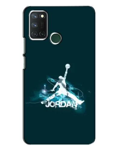 Чохол для Realme 7i з картинкою «Jordan Blue Fire» Чохол для Realme 7i з картинкою «Jordan Blue Fire»