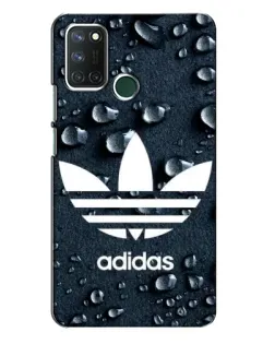 Чохол для Realme 7i з картинкою «Adidas Trefoil Blue»