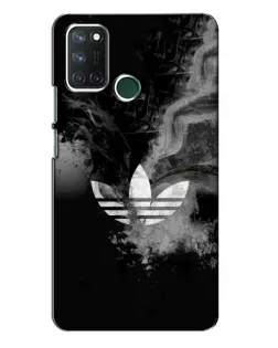 Чехол для Realme 7i с картинкой «Абстрактный дым Adidas»