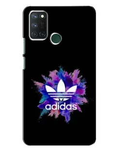 Чехол для Realme 7i с картинкой «Взрыв красок Adidas»