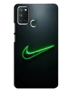 Чехол для Realme 7i с картинкой «Неоновый контур Nike» Чехол для Realme 7i с картинкой «Неоновый контур Nike»
