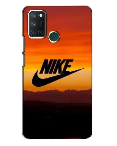 Чехол для Realme 7i с картинкой «Nike — вечерний горизонт»