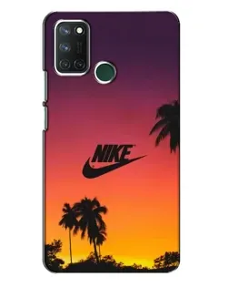 Чохол для Realme 7i з картинкою «Nike на заході сонця»