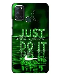 Чохол для Realme 7i з картинкою «Зелений неоновий Nike»