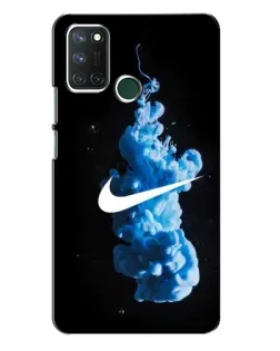 Чохол для Realme 7i з картинкою «Nike та синій дим»