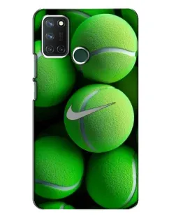 Чохол для Realme 7i з картинкою «Тенісні м'ячі Найк»