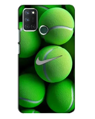 Чехол для Realme 7i с картинкой «Теннисные мячи Найк»